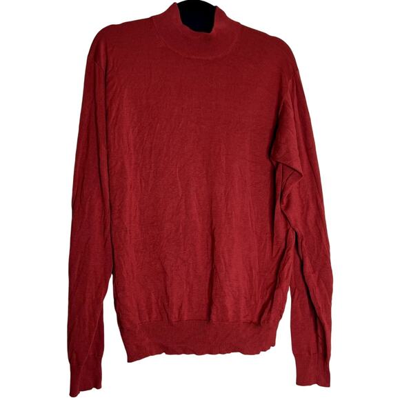 Cullen Sweater Top Shirt Men Medium Silk Blend Pullover NEW Preppy Dark Academia - Picture 1 of 10